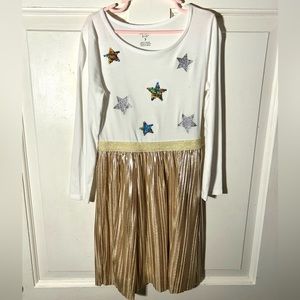 Gold and silver star dress